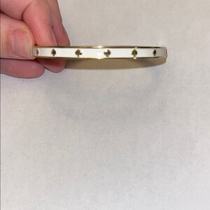 Kate Spade Gold and White Studded Bracelet